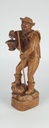 [458138952] Holzfigur Holzskulptur Nachtwächter mit Laterne H 43 cm Bild 4
