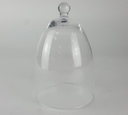 [458138959] Glas Haube Glasdom Glaskuppel Glocke Glashaube Abdeckhaube D 10 H 14,5 cm Bild 2