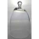 [458138959] Glas Haube Glasdom Glaskuppel Glocke Glashaube Abdeckhaube D 10 H 14,5 cm Bild 3