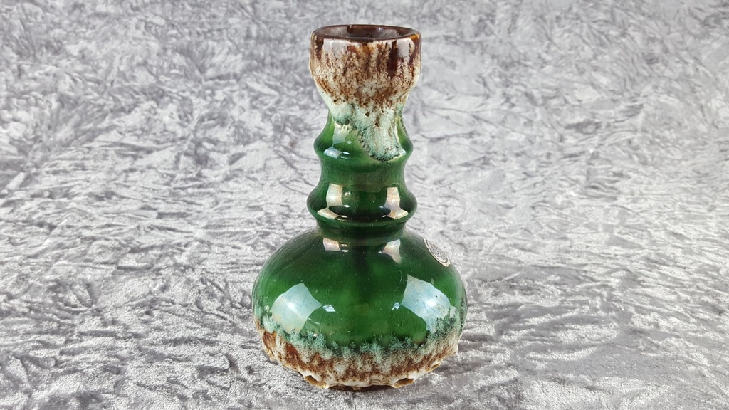 [458138973] Jopeko Keramik Modell 7201/15 grün Fat Lava Vase H 14,6 cm Bild 2
