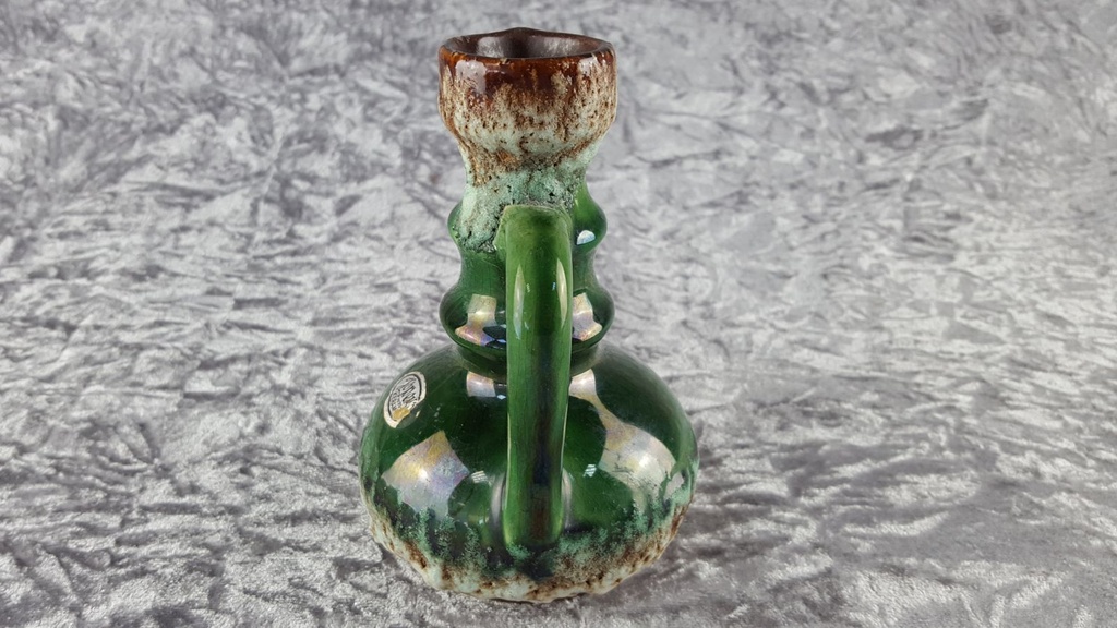 [458138973] Jopeko Keramik Modell 7201/15 grün Fat Lava Vase H 14,6 cm Bild 4