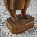 [458138982] Holzfigur Holzskulptur Mann mit Weinglas Weintrinker H 51 cm Bild 7
