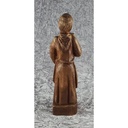 [458138985] Holzfigur Holzskulptur Mönch mit Weinkelch Spain H 38,3 cm Bild 3