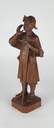 [458138988] Holzfigur Holzskulptur Nachtwächter mit Laterne H 39,8 cm Bild 5