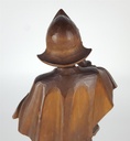 [458138988] Holzfigur Holzskulptur Nachtwächter mit Laterne H 39,8 cm Bild 9