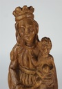 [458138990] Holzfigur Holzskulptur Maria mit dem Kind H 42,5 cm Spanien Bild 6