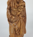 [458138990] Holzfigur Holzskulptur Maria mit dem Kind H 42,5 cm Spanien Bild 7