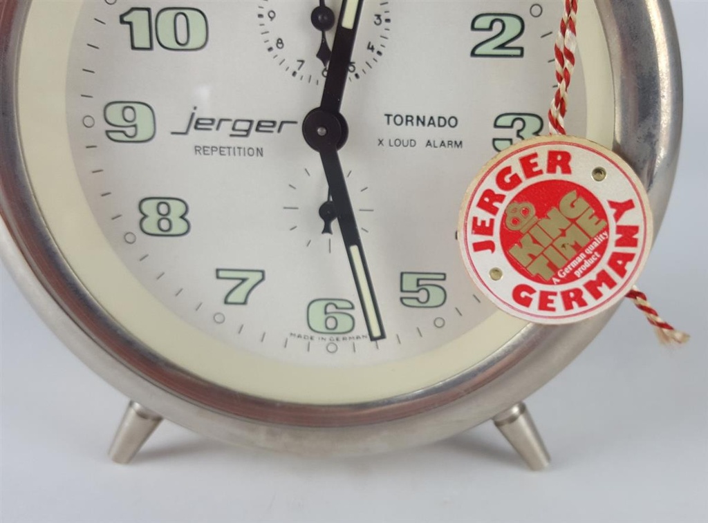 [458138994] Tischuhr 16,7 cm Jerger gebraucht - gut Bild 3