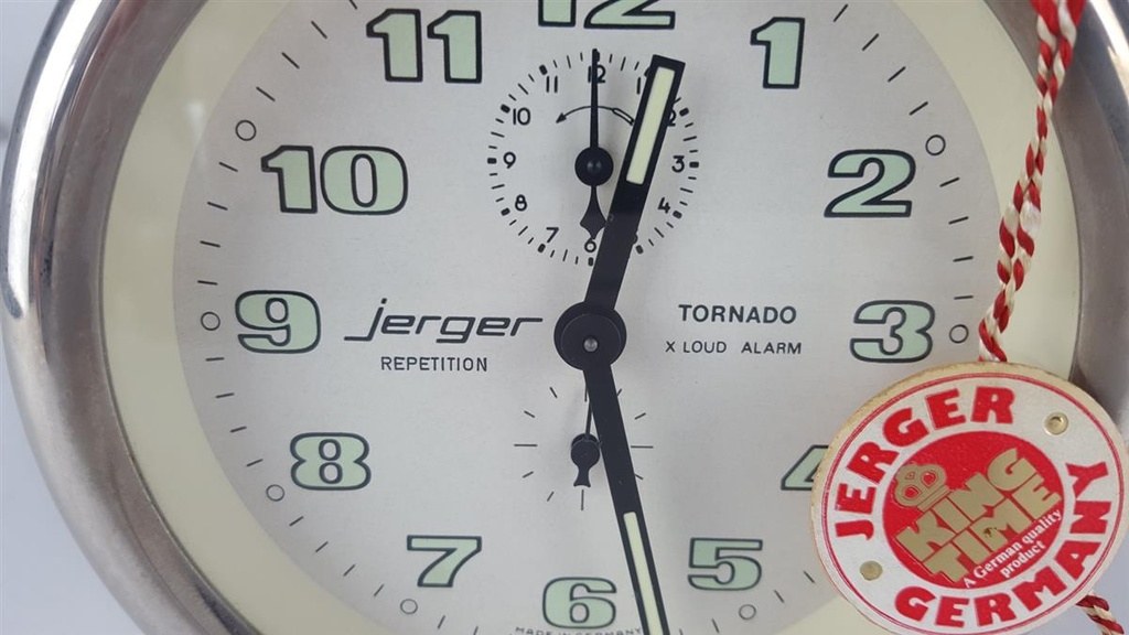 [458138994] Tischuhr 16,7 cm Jerger gebraucht - gut Bild 4