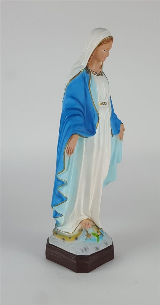 [458138997] Skulptur Figur Heiligenfigur Heilige Maria Kunststoff H 38 cm Bild 2