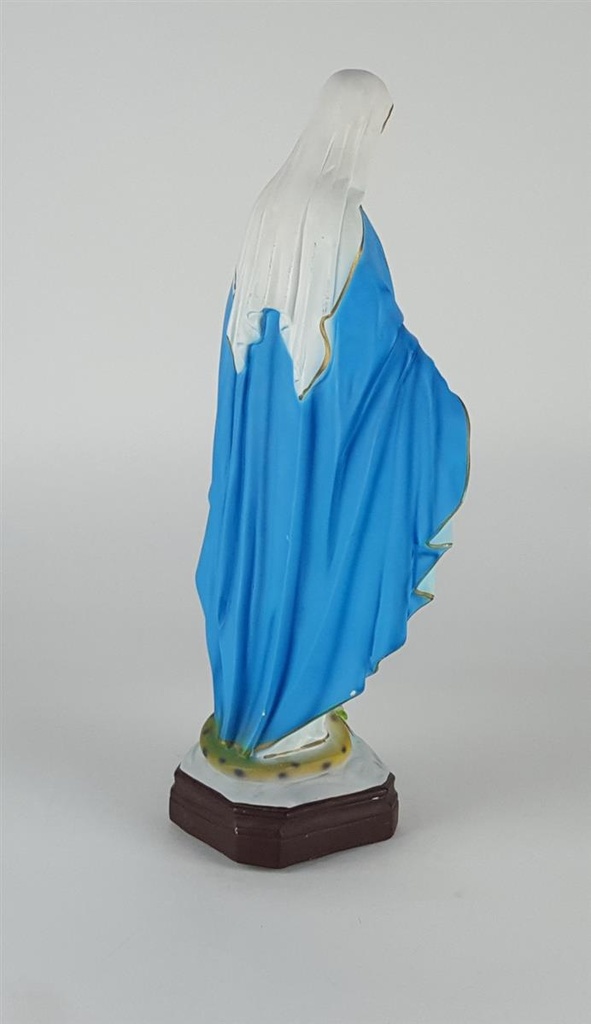 [458138997] Skulptur Figur Heiligenfigur Heilige Maria Kunststoff H 38 cm Bild 3
