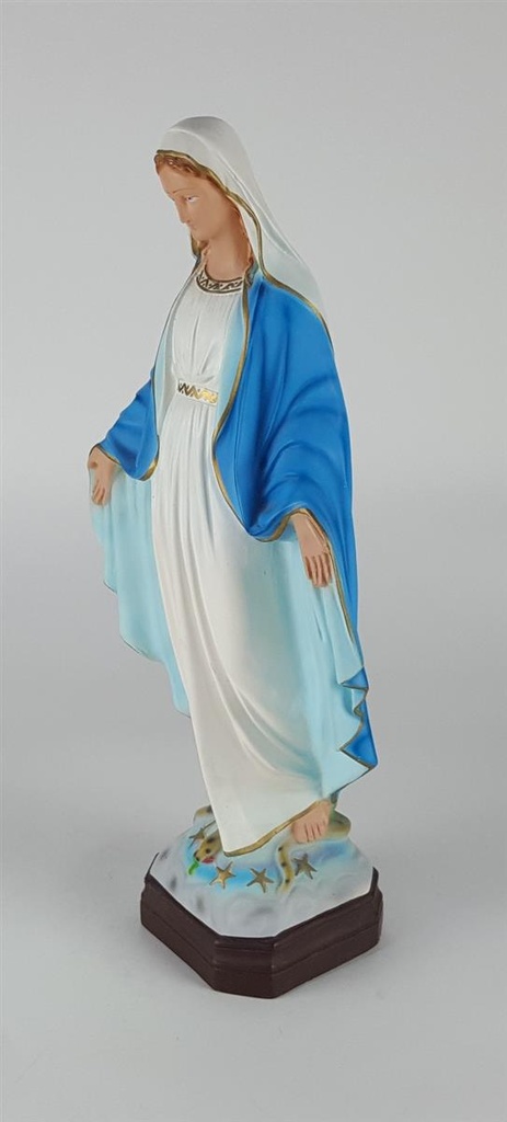 [458138997] Skulptur Figur Heiligenfigur Heilige Maria Kunststoff H 38 cm Bild 8