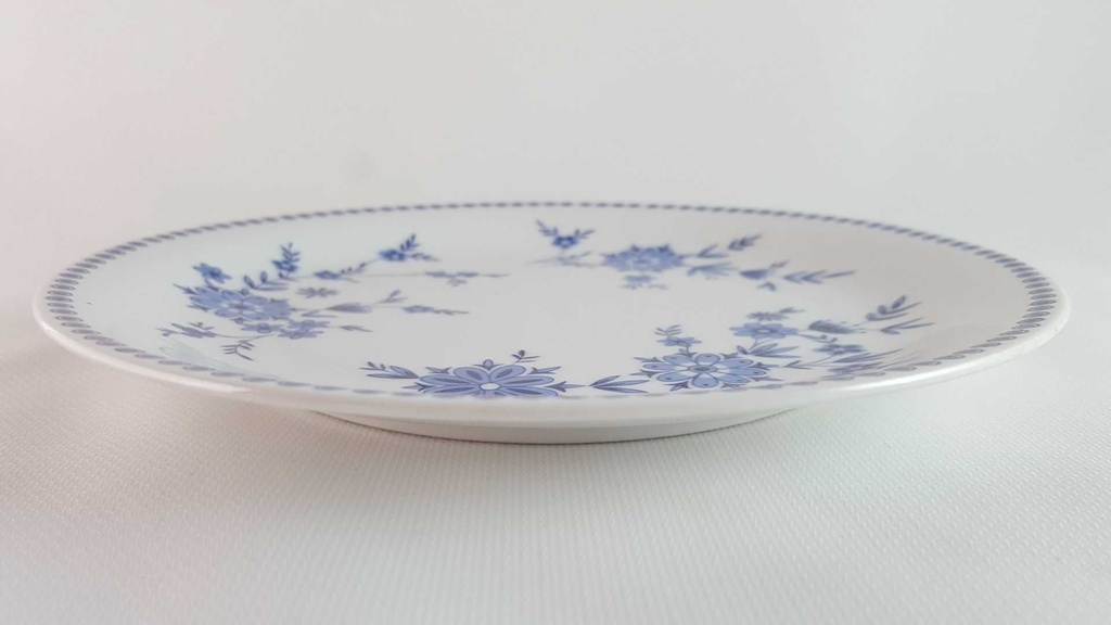 [45813900] Kuchenteller 19,3 cm Seltmann Weiden Doris Bayerisch Blau gebraucht - gut Bild 3