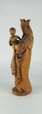 [458139000] Holzfigur Holzskulptur Heiligenfigur Maria mit dem Kind H 55 cm Bild 4