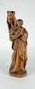[458139000] Holzfigur Holzskulptur Heiligenfigur Maria mit dem Kind H 55 cm Bild 5