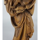 [458139000] Holzfigur Holzskulptur Heiligenfigur Maria mit dem Kind H 55 cm Bild 9