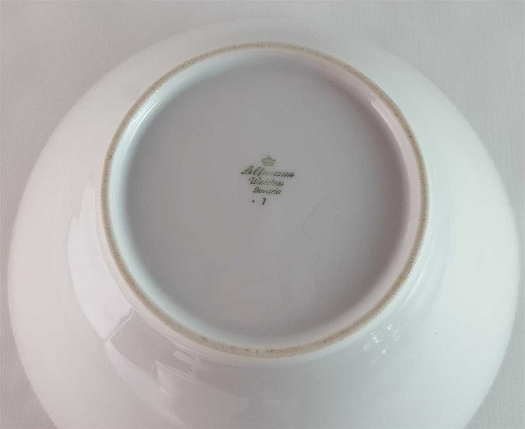 [45813901] Schüssel Servierschüssel 19,1 cm Seltmann Weiden Liane Rautendekor 23559 gebraucht - gut Bild 5