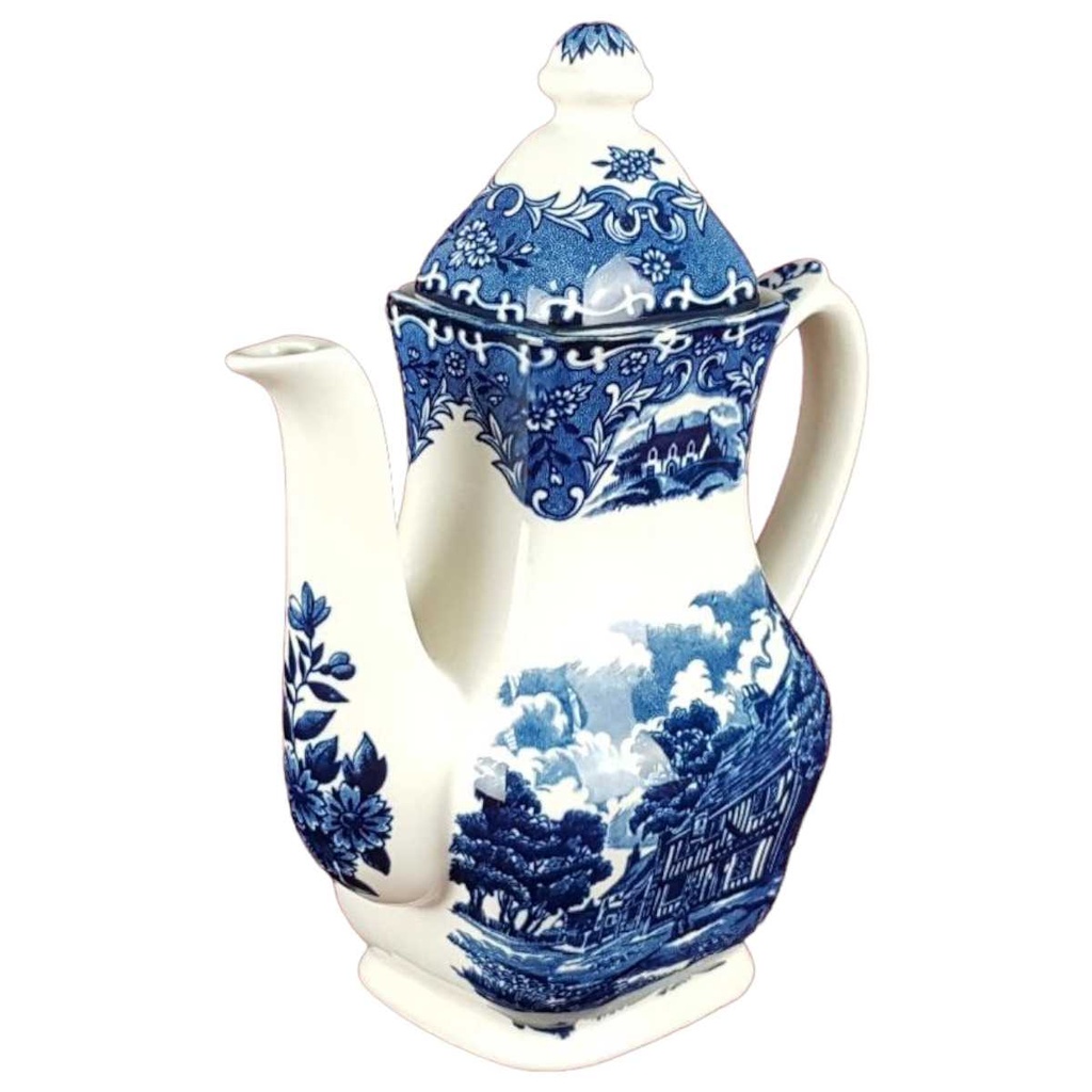 [458139082] Kaffeekanne 0,4 L Grindley English Country Inns Blau gebraucht - gut Bild 2
