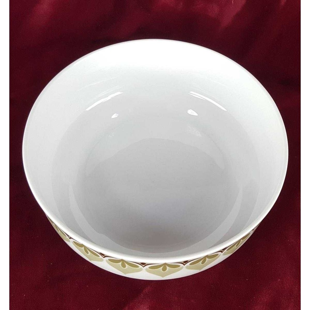 [458139094] Schüssel 18 cm Eschenbach Venedig Perlrand Retrogrün gebraucht - gut Bild 3