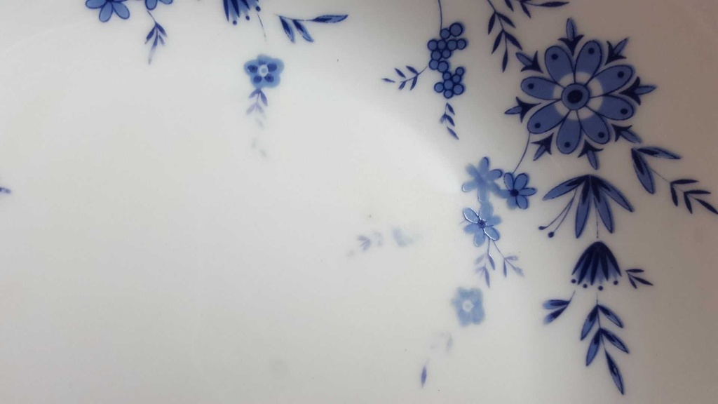 [45813911] Schüssel 22,8 cm Seltmann Weiden Doris Bayerisch Blau gebraucht - akzeptabel Bild 4