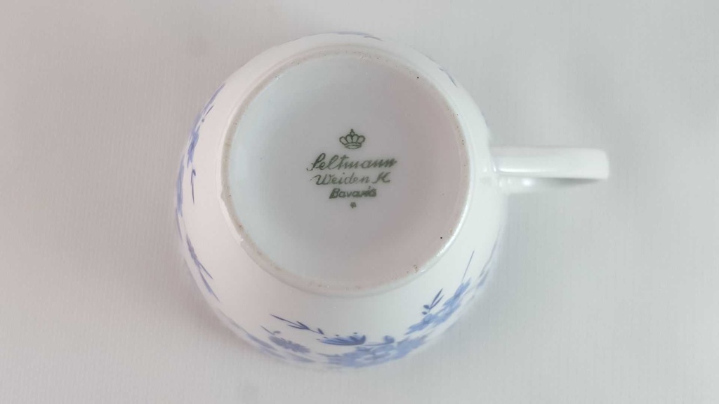 [45813913] Kaffeetasse Tasse Seltmann Weiden Doris Bayerisch Blau gebraucht - gut Bild 4