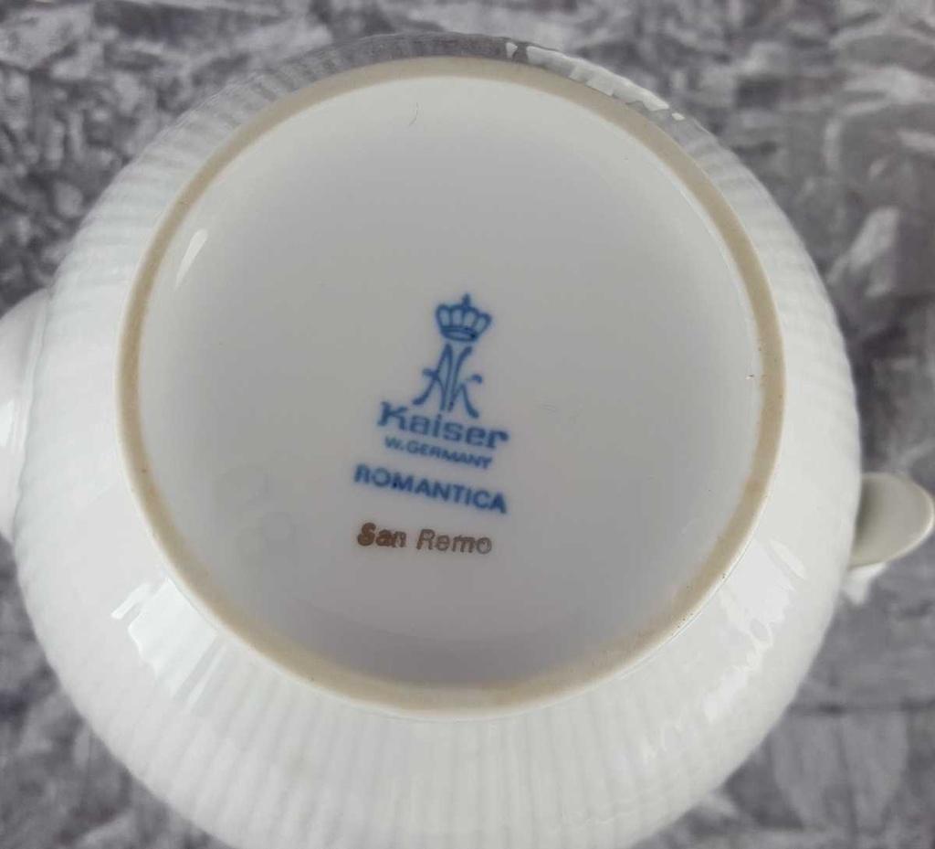 [458139152] Kaffeekanne 1,4 L AK Kaiser Porzellan Romantica San Remo Weiß gebraucht - gut Bild 8