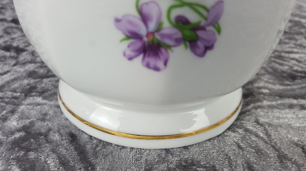 [2119048] Blumenvase Goldrand 21 cm Bareuther Waldsassen gebraucht - gut Bild 4