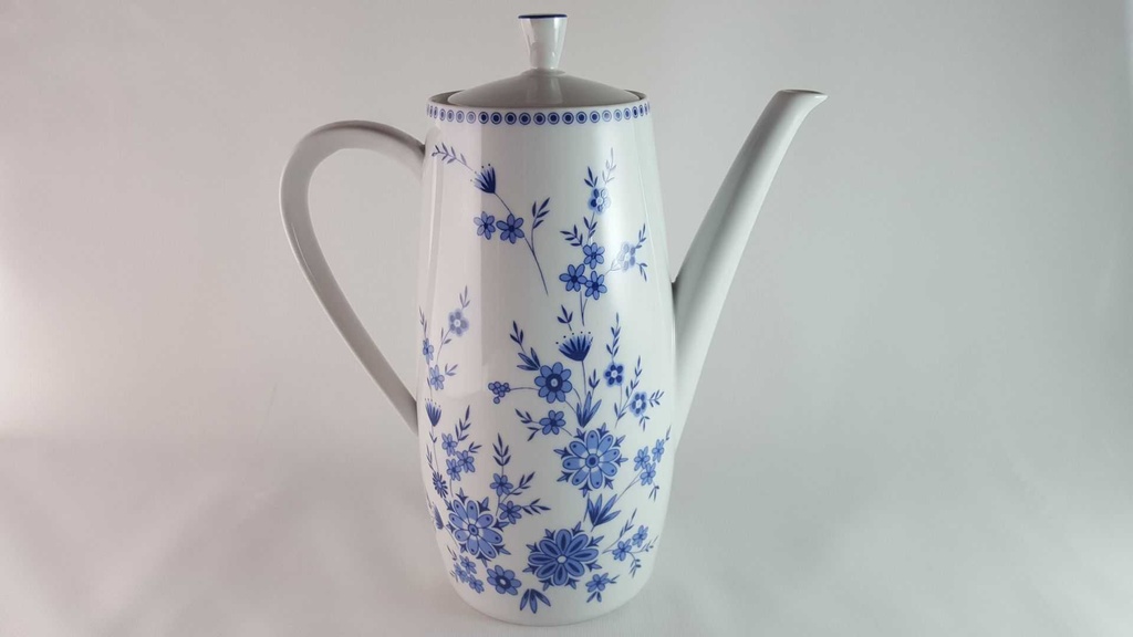 [45813917] Kaffeekanne 1,4 L Seltmann Weiden Doris Bayerisch Blau gebraucht - gut Bild 3