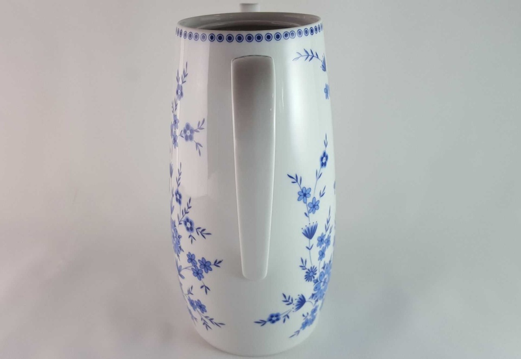 [45813918] Kaffeekanne ohne Deckel 1,4 L Seltmann Weiden Doris Bayerisch Blau gebraucht - sehr gut Bild 4