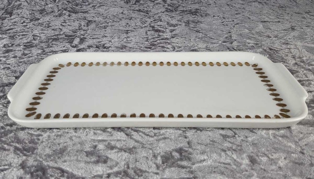 [458139189] Königskuchenplatte Golddekor Winterling Röslau Weiß gebraucht - akzeptabel Bild 5