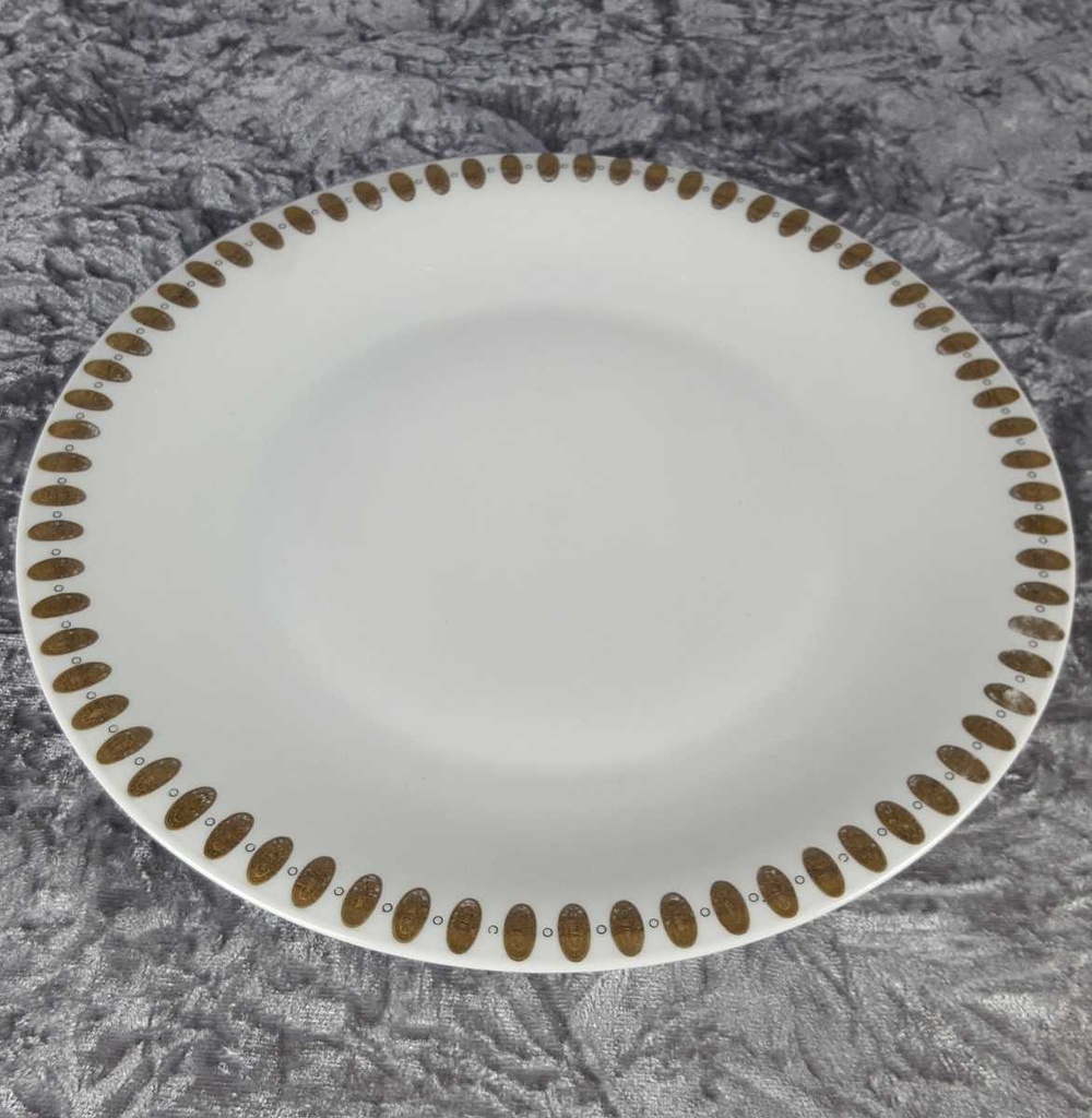 [458139190] Servierplatte Golddekor Winterling Röslau Weiß gebraucht - akzeptabel Bild 3