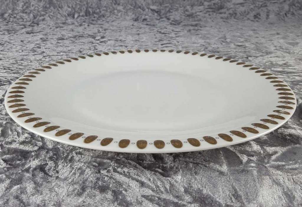 [458139190] Servierplatte Golddekor Winterling Röslau Weiß gebraucht - akzeptabel Bild 4