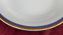 [2119049] 6er Set Suppenteller 22,5 cm Seltmann Weiden Vohenstrauß blau gold Rand gebraucht - akzeptabel Bild 4