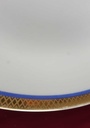 [2119049] 6er Set Suppenteller 22,5 cm Seltmann Weiden Vohenstrauß blau gold Rand gebraucht - akzeptabel Bild 5