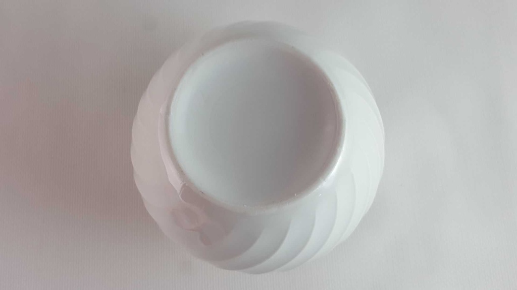 [45813920] Zuckerdose Goldrand Bareuther Waldsassen Reliefdekor blau gebraucht - gut Bild 5