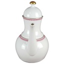 [458139200] Kaffeekanne Goldrand 1,45 L Eschenbach Venedig Perlrand Rot gebraucht - gut Bild 2