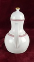 [458139200] Kaffeekanne Goldrand 1,45 L Eschenbach Venedig Perlrand Rot gebraucht - gut Bild 4