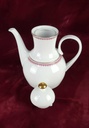 [458139200] Kaffeekanne Goldrand 1,45 L Eschenbach Venedig Perlrand Rot gebraucht - gut Bild 5