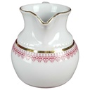 [458139201] Milchkännchen Goldrand Eschenbach Venedig Perlrand Rot gebraucht - gut Bild 2