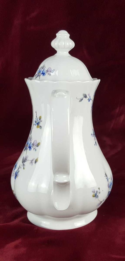 [458139206] Kaffeekanne 1,35 L Retsch Wunsiedel Blau Blumendekor Blumen gebraucht - gut Bild 4