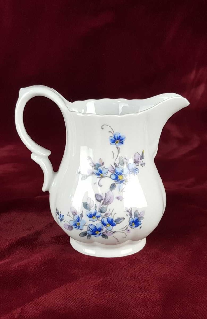 [458139207] Milchkännchen Retsch Wunsiedel Blau Blumendekor Blumen gebraucht - gut Bild 3
