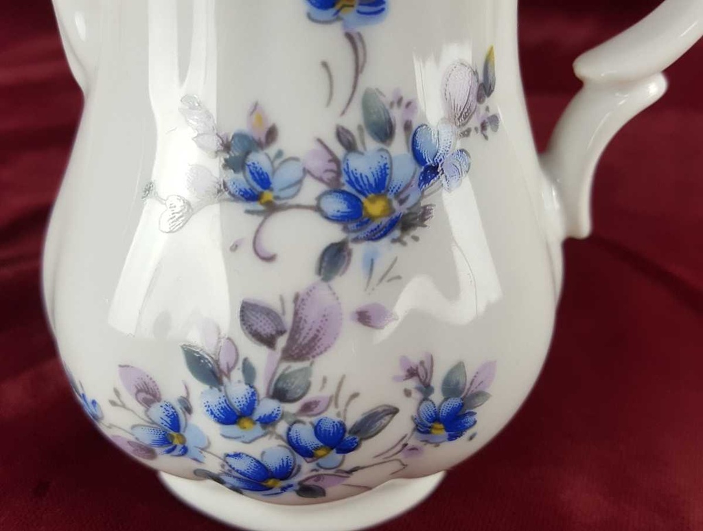 [458139207] Milchkännchen Retsch Wunsiedel Blau Blumendekor Blumen gebraucht - gut Bild 5