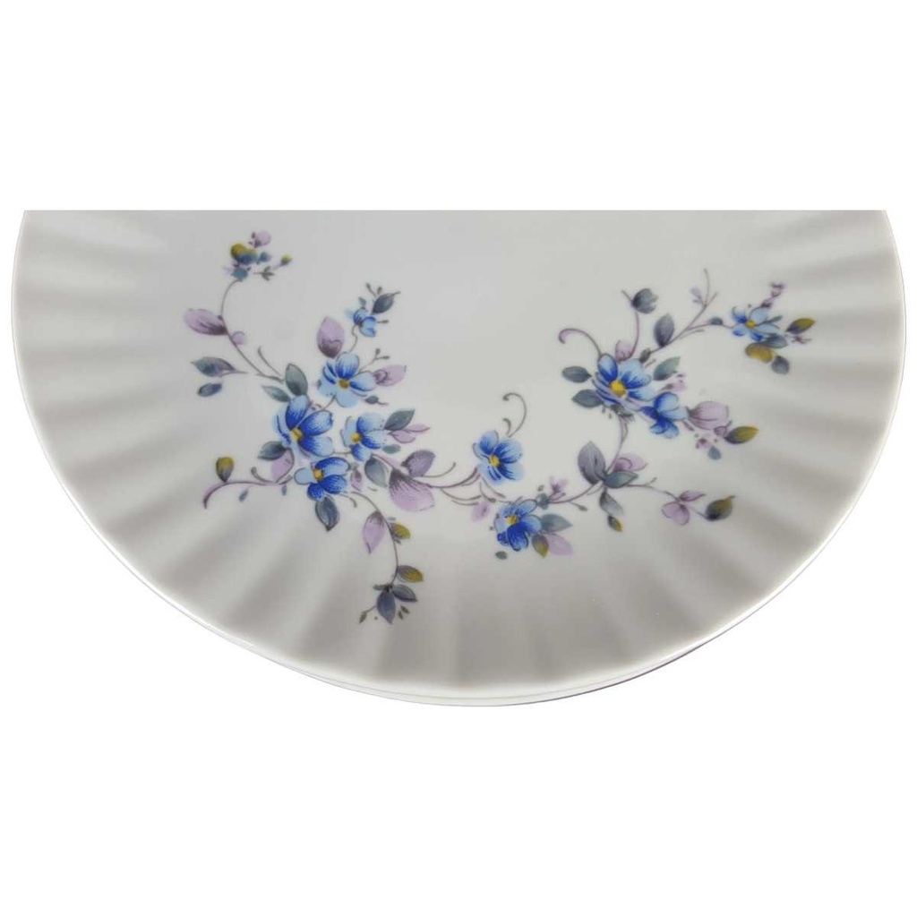 [458139209] Kuchenteller Dessertteller 19,2 cm Retsch Wunsiedel Blau Blumendekor Blumen gebraucht - gut Bild 2