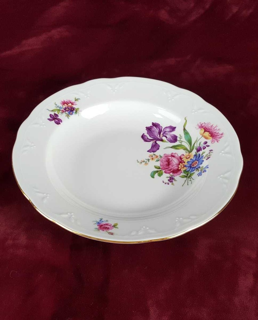 [458139212] Suppenteller 22,2 cm Kahla Blumenmuster gebraucht - gut Bild 3