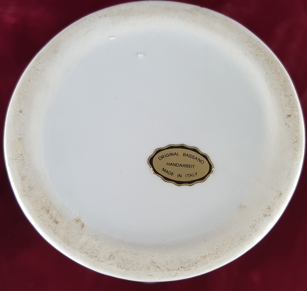 [458139224] Tischvase Vase Handarbeit 23,8 cm Bassano gebraucht - gut Bild 6