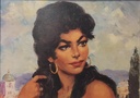 [45813926] Torino Carmen Bild Gemälde Kunstdruck signiert, gerahmt Bild 2