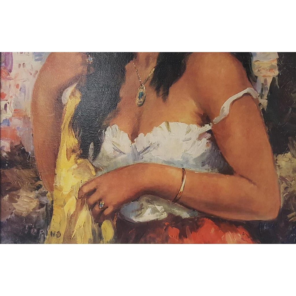 [45813926] Torino Carmen Bild Gemälde Kunstdruck signiert, gerahmt Bild 3