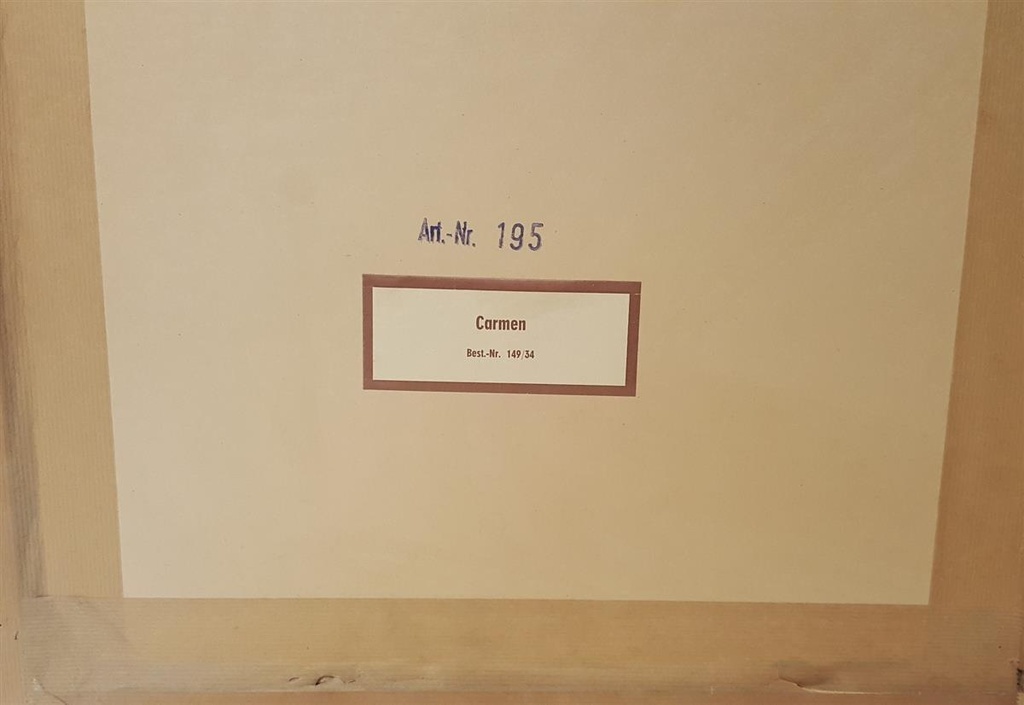 [45813926] Torino Carmen Bild Gemälde Kunstdruck signiert, gerahmt Bild 6