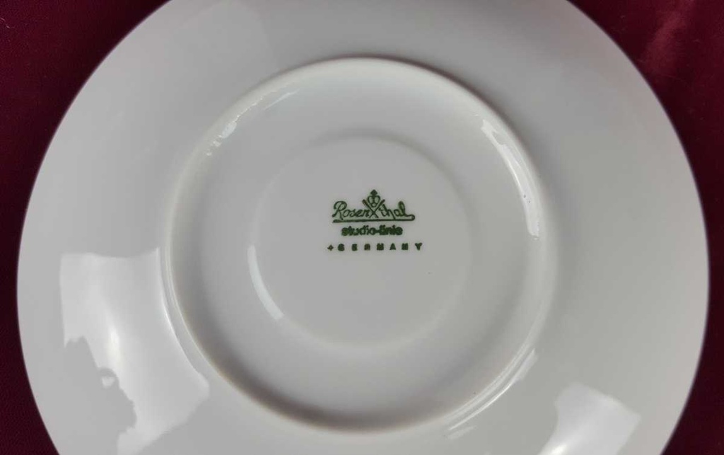 [458139265] Untertasse 15,4 cm Rosenthal Romanze in Blau gebraucht - sehr gut Bild 4
