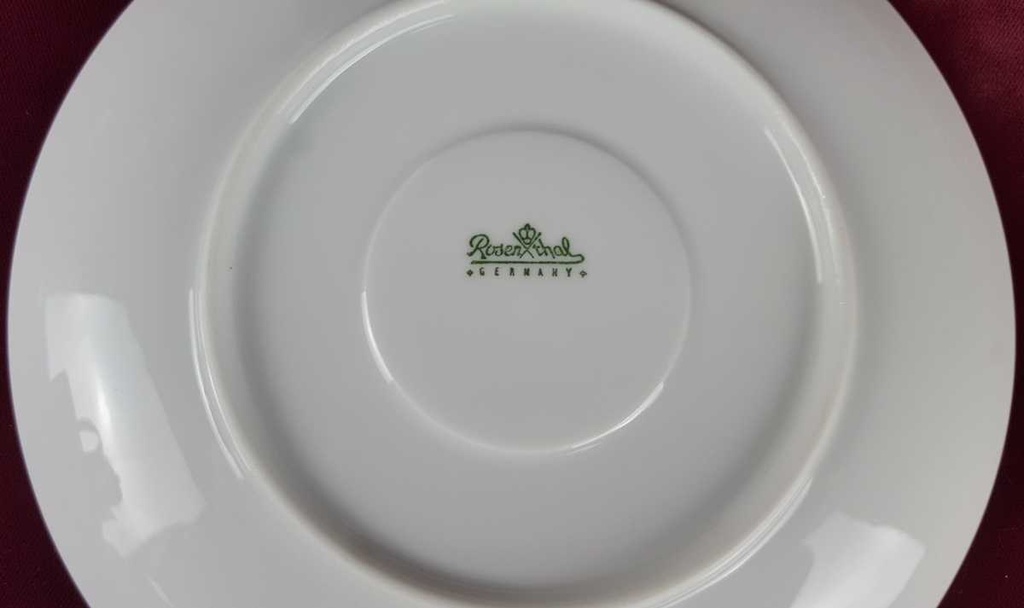 [458139266] Untertasse 17 cm Rosenthal Romanze in Blau gebraucht - sehr gut Bild 4